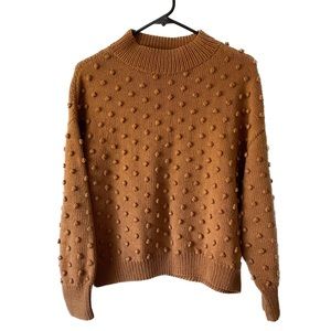 Misha & Puff Cotton Popcorn Sweater Caramel (XS)